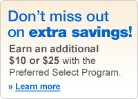 Don't miss out on extra savings!