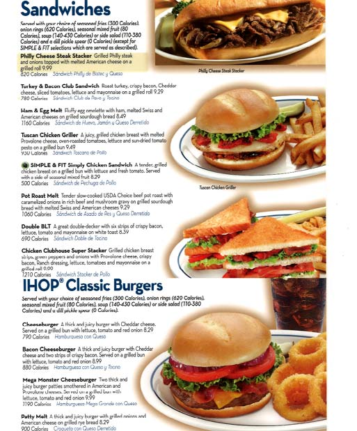 Ihop Menu Prices