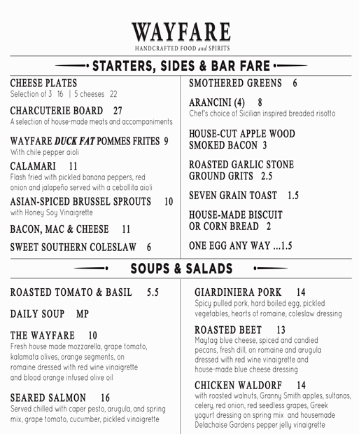 wayfare restaurant new orleans